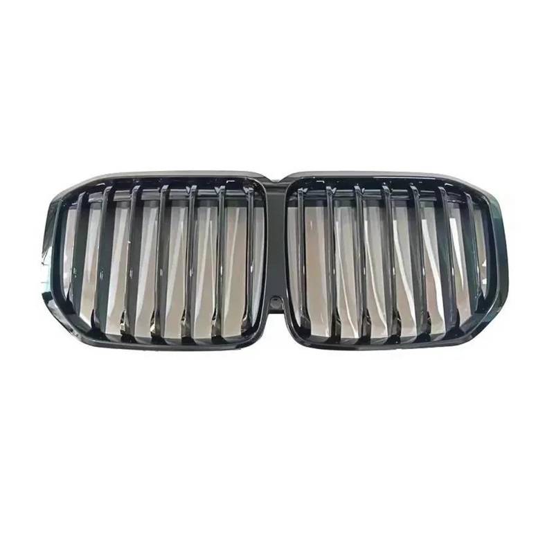 Auto Kühlergrill Für G07 Für X7 XDrive 30d 35d 40i M50i Single Line Grille 2019-2022 Vorne Mitte Grille Grills Meteor Grille Front Kühlergrill(Glossy Black) von Barhbt