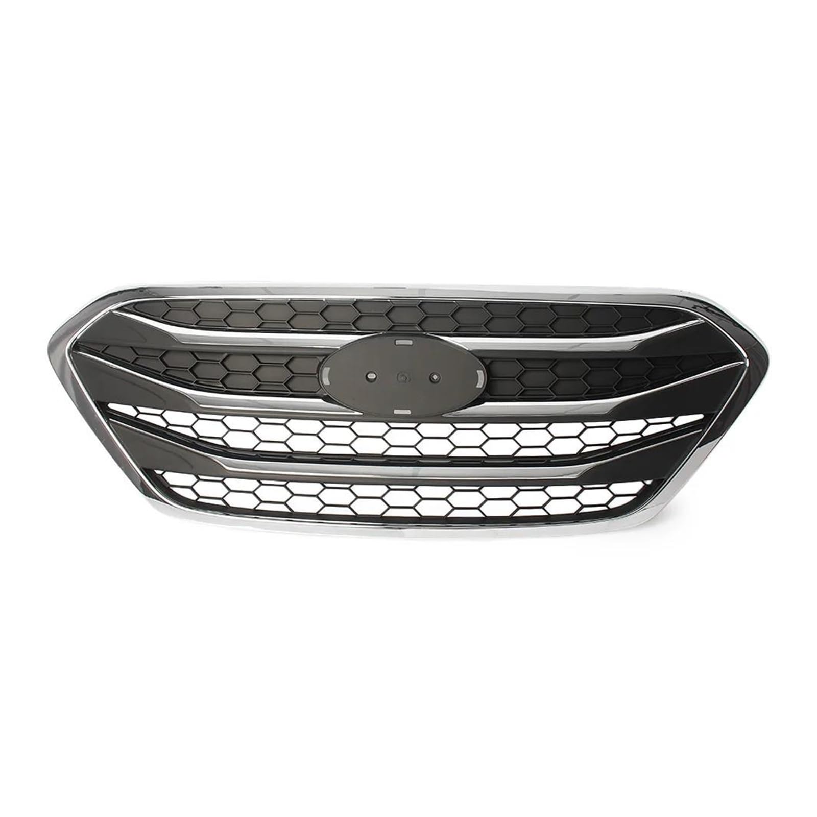 Auto Kühlergrill Für Hyundai Für Ix35 Für Tucson 2013 2014 2015 2016 ABS Frontgrill Oberen Kühler Haube Grill W/Emblem Auto Teile Front Kühlergrill von Barhbt