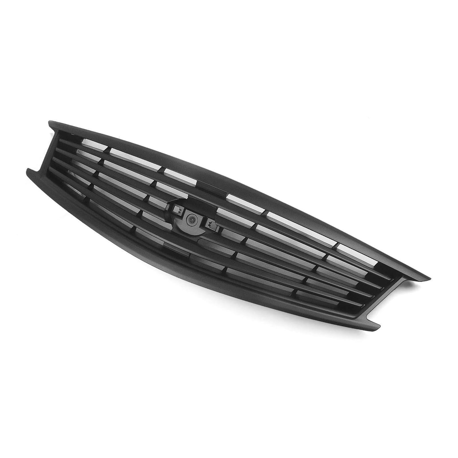 Auto Kühlergrill Für Infiniti G25 G37 4-türige Limousine 2010–2013 Q40, Matt Glänzend Schwarz/Kohlefaser-Optik, Obere Stoßstangenhaube, Netz-Frontgrill Front Kühlergrill(Matte Black) von Barhbt