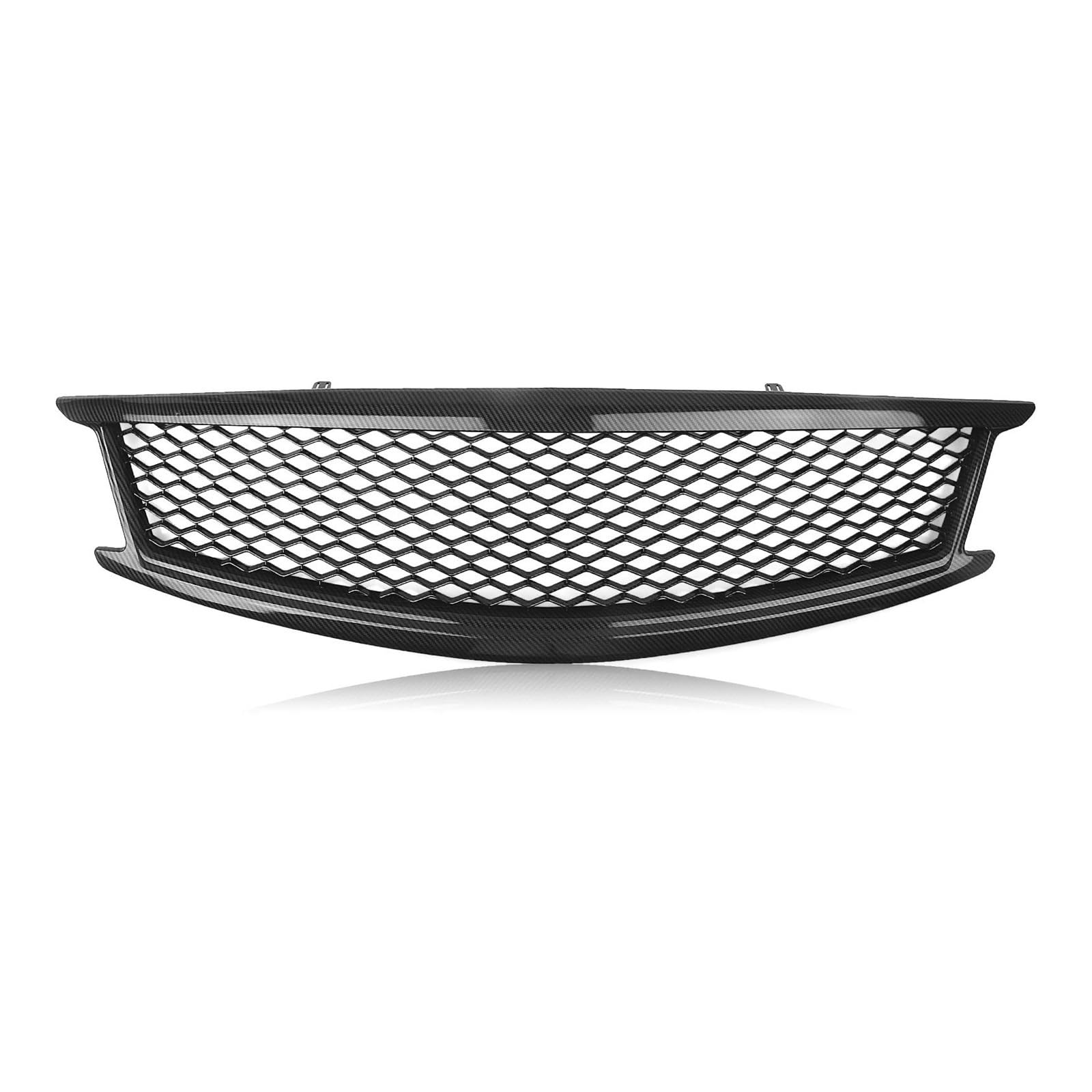 Auto Kühlergrill Für Infiniti G25 G37 Limousine 4-türig 2010 2011 2012 2013 Kühlergrill Grill Carbonfaser-Look/Glanz/Mattschwarz Stoßstangenhaubengitter Front Kühlergrill(Carbon Fiber Look) von Barhbt