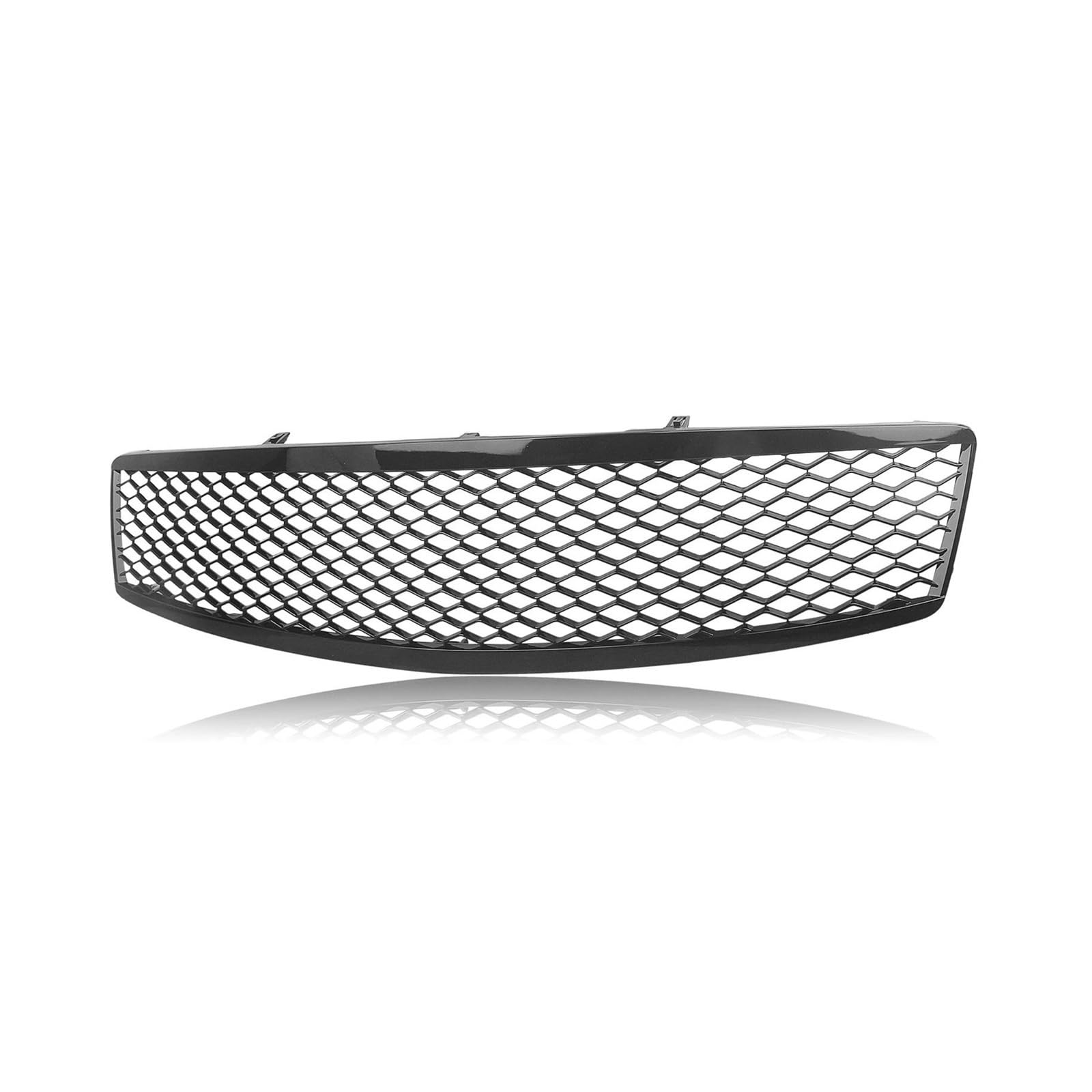 Auto Kühlergrill Für Infiniti G35 G37 2007 2008 2009 Limousine 4-Türer Frontgrill Mattschwarz Auto Obere Stoßstangenhaube Abdeckung Mesh Grid Racing Grills Front Kühlergrill(Glossy Black) von Barhbt