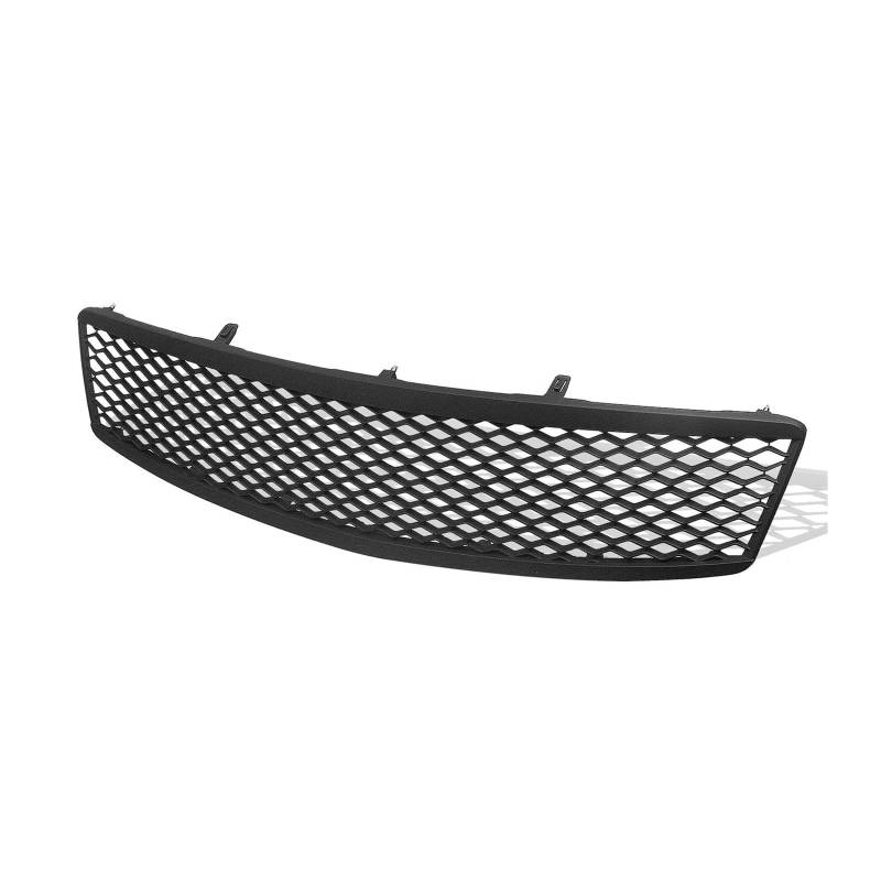 Auto Kühlergrill Für Infiniti G35 G37 2007 2008 2009 Limousine 4-Türer Frontgrill Mattschwarz Auto Obere Stoßstangenhaube Abdeckung Mesh Grid Racing Grills Front Kühlergrill(Matte Black) von Barhbt