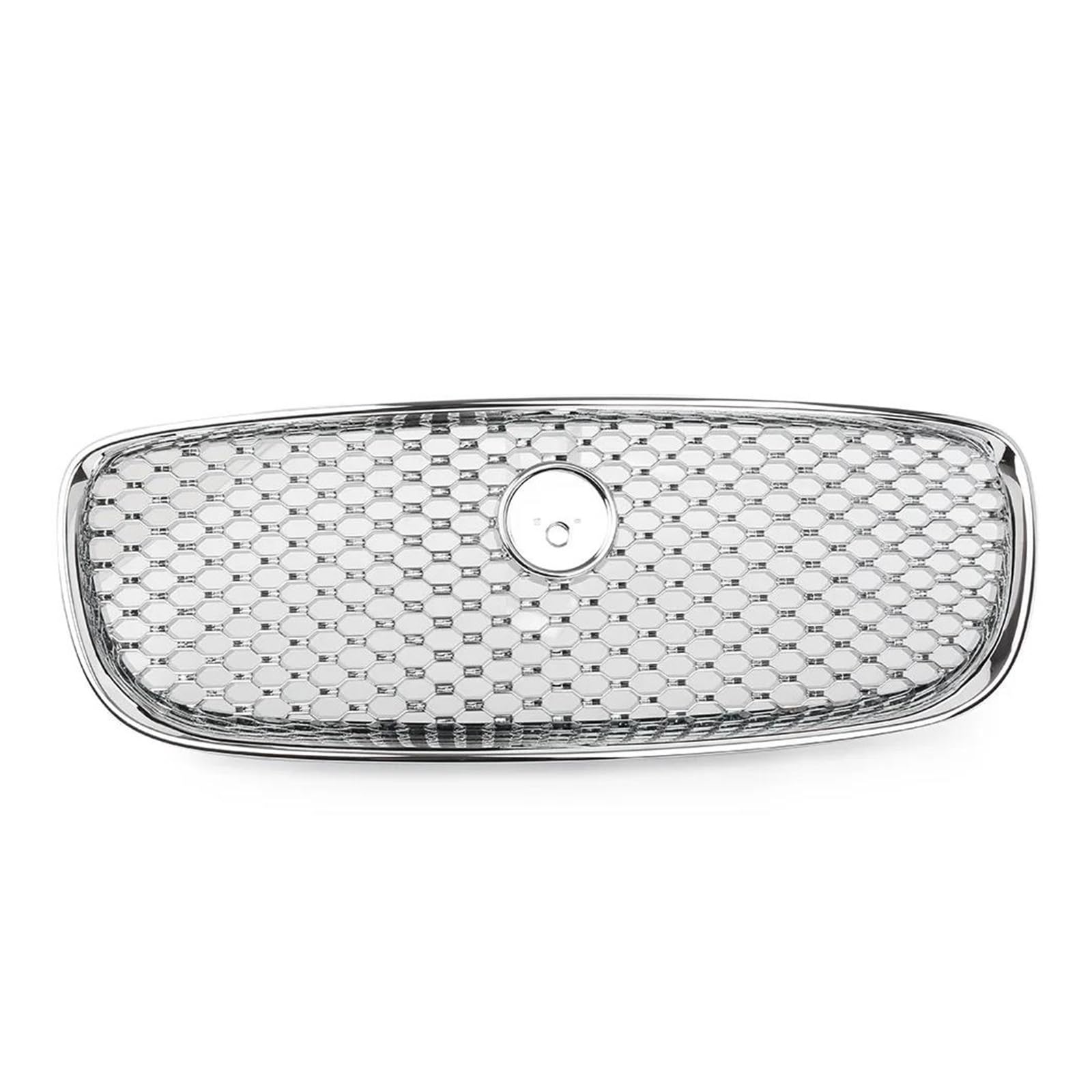 Auto Kühlergrill Für Jaguar Für X260 XF XFR 2016 2017 2018 2019 2020 W/Emblem Auto Chrom Kühlergrill Oberen Kühlergrill Front Kühlergrill von Barhbt