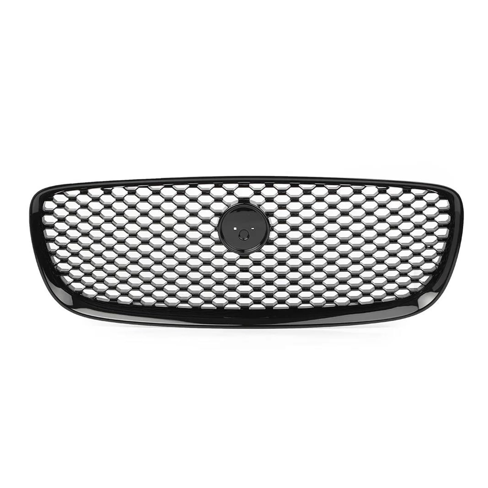 Auto Kühlergrill Für Jaguar Für XF XFR 2016 2017 2018 2019 2020 Auto Front Kühler Racing Grille Mesh Grill Ersatz Mit Emblem Front Kühlergrill von Barhbt