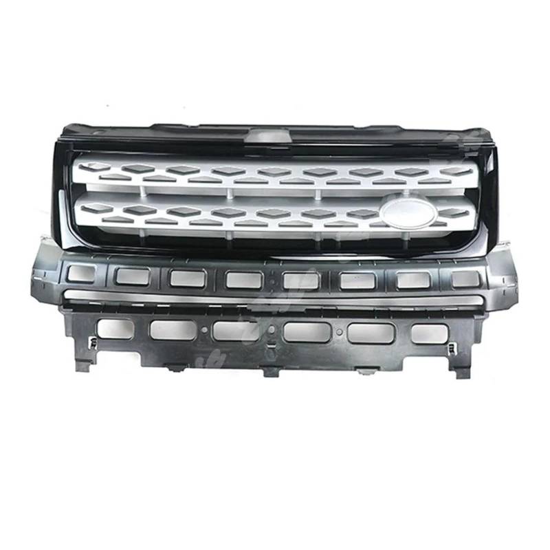 Auto Kühlergrill Für Land Für Rover Für Free Lander 2 2010 2011 2012 2013 2014 2015 2016 Auto Vorne Mitte Grille Grills Grille Front Kühlergrill(Black Frame) von Barhbt