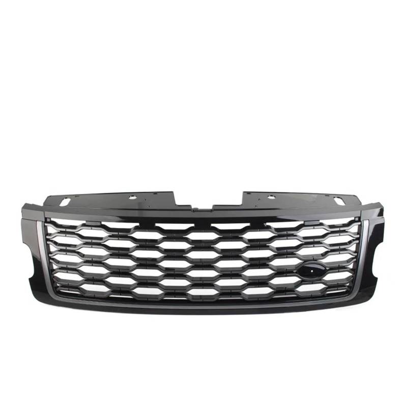 Auto Kühlergrill Für Land Für Rover Für Range Für Rover 2018 2019 2020 2021 2022 LR098084 LR098080 LR098082 Auto Vorderen Stoßfänger ABS Grille Grill Front Kühlergrill(Grau) von Barhbt