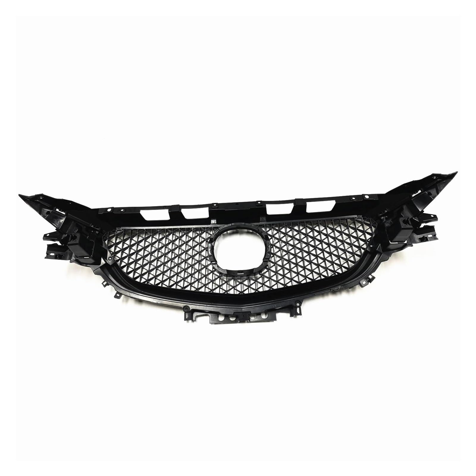 Auto Kühlergrill Für Mazda 6 Atenza 2017.7-2018 Schwarz Ersatz Auto Obere Stoßstange Haube Vent Mesh Body Kit Grid Racing Grill Front Grille Front Kühlergrill von Barhbt