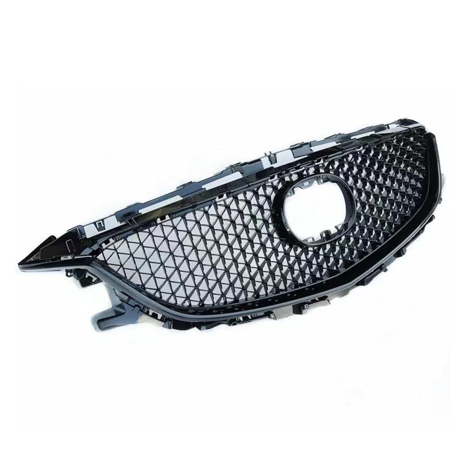 Auto Kühlergrill Für Mazda 6 Atenza GJ GL 2014 2015 2016 Honeycomb Stil Schwarz Auto Oberen Stoßstange Maske Abdeckung Mesh Grid Front Grille Racing Grills Front Kühlergrill von Barhbt