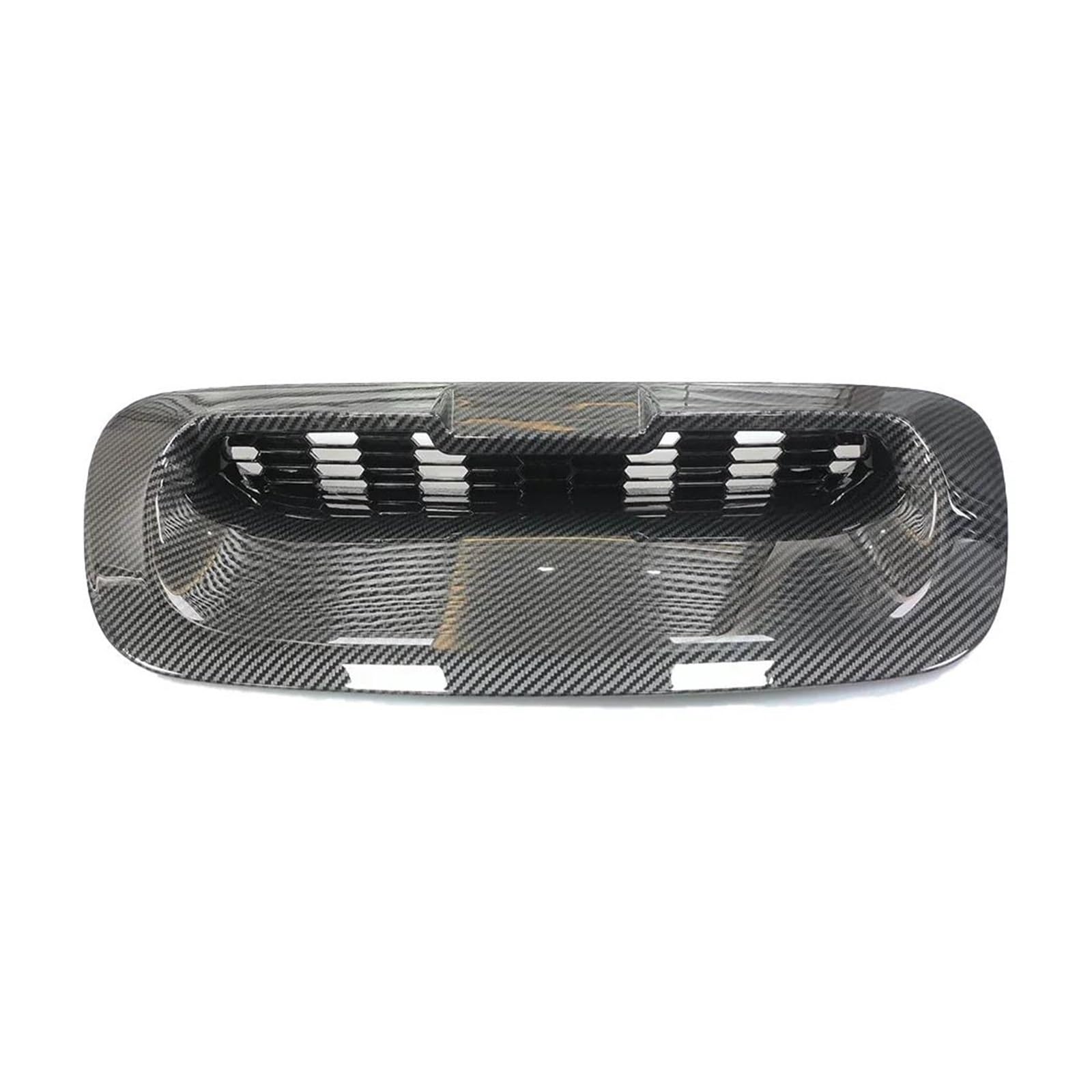 Auto Kühlergrill Für Mini Für Cooper S R56 R55 R57 R58 R59 2007-2014 Front Air Vent Hood Outlet Abdeckung Mesh Oberen Motor Motorhaube Scoop Intake Grille Front Kühlergrill(Carbon Fiber Look) von Barhbt