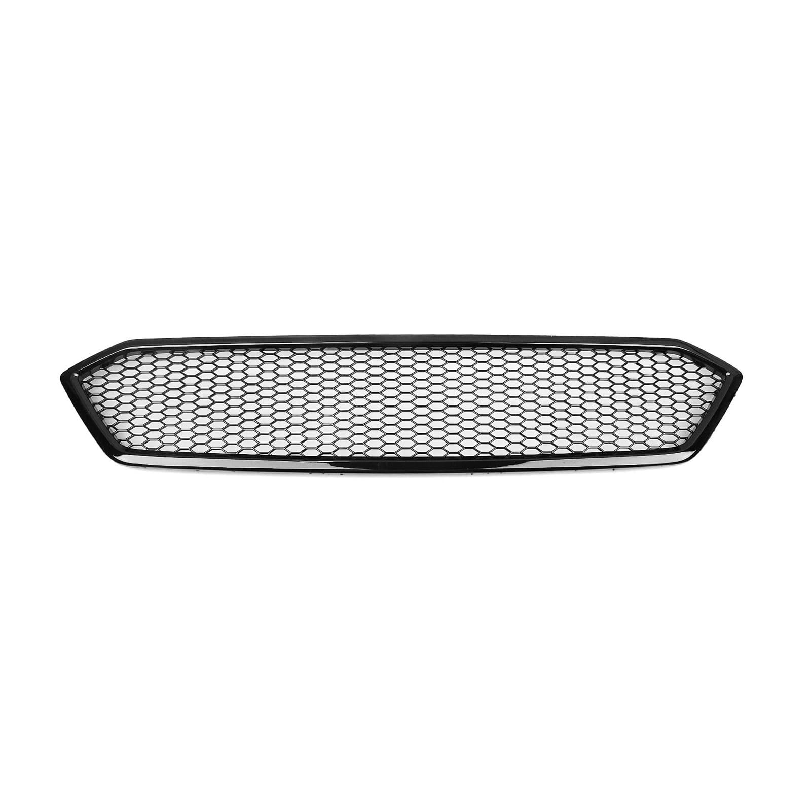 Auto Kühlergrill Für Subaru Für Impreza Für WRX STI 2018-2020 Carbonfaser-Look/Glanz/Mattschwarz Obere Stoßstangenhaube Mesh-Gitter Kühlergrill Renngrill Front Kühlergrill(Glossy Black) von Barhbt