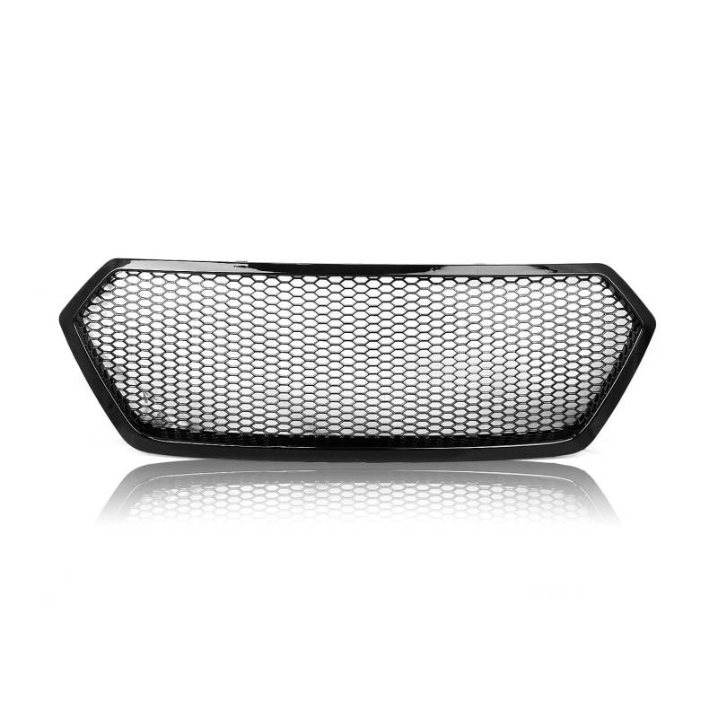 Auto Kühlergrill Für Subaru Für Legacy Für Outback 2015-2017 Kühlergrill Racing Grill Carbon Fiber Oberen Stoßfänger Haube Mesh Grid Front Kühlergrill(Glossy Black) von Barhbt