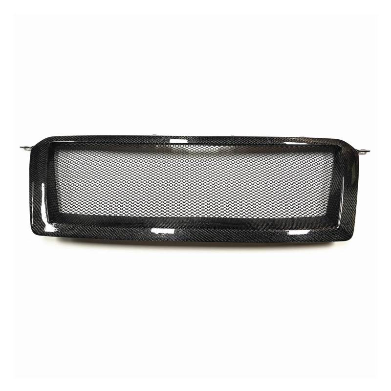 Auto Kühlergrill Für Subaru Für Outback 2013–2014 Limousine 4-türig Fiberglas/Kohlefaser Waben Stil Obere Stoßstange Haube Mesh Grid Grill Frontgrill Front Kühlergrill(Carbon Fiber) von Barhbt