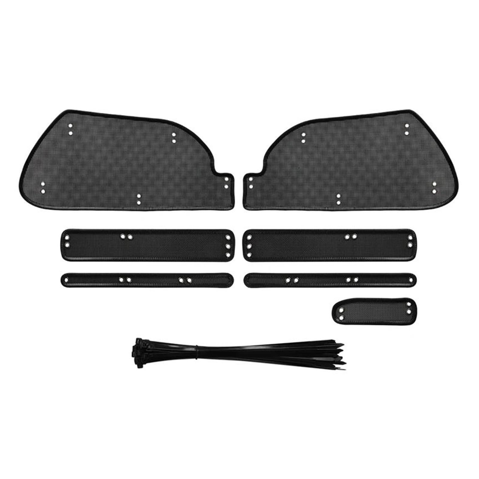 Auto Kühlergrill Für Toyota Für Highlander Kluger 2020-2023 2024 Screening Insert Mesh Schutz Außenzubehör Auto Kühlergrill Insektennetz Front Kühlergrill(for Hybrid Version) von Barhbt