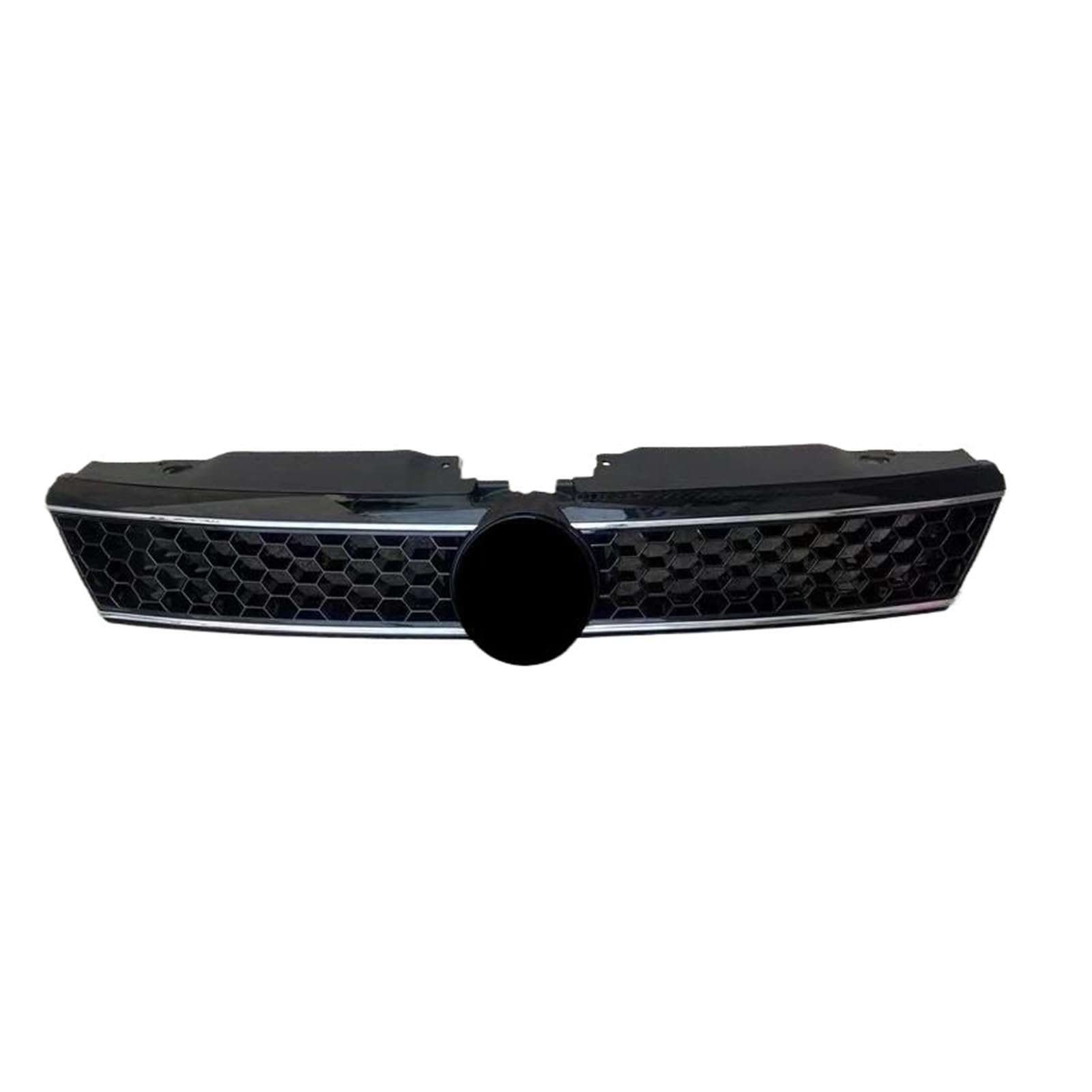 Auto Kühlergrill Für VW Für Jetta Mk6 2012 2013 2014 Grill Honeycomb Racing Grills Modifizierte GLI Stil Auto Vorderen Stoßfänger Oberen Grille Front Kühlergrill(Sliver) von Barhbt