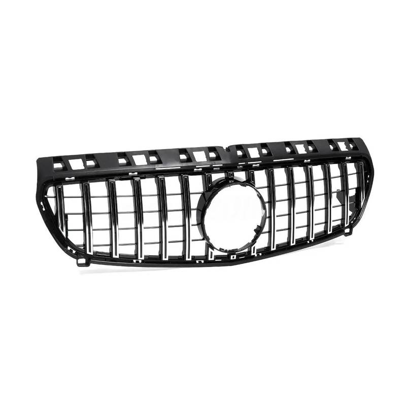 Auto Kühlergrill Kühlergrill Für Benz A-Klasse W176 2013–2015 A180 A200 A250 A45 AMG Grill GT Style Schwarz/Silber Oberes Stoßstangenhaubengitter Front Kühlergrill(Silber) von Barhbt