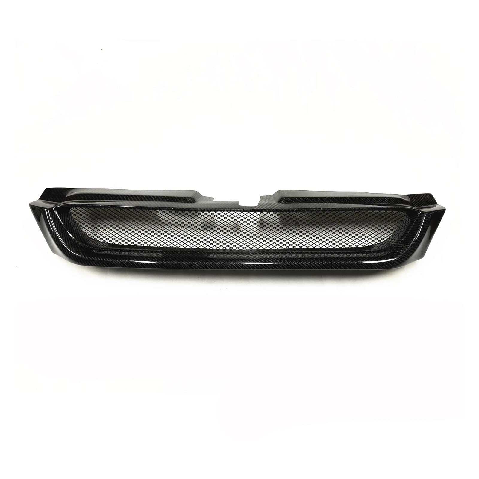 Auto Kühlergrill Kühlergrill Für Subaru Für Impreza 6. 1997-2001 Coupé/Limousine/Wagon Outback Sport/2.5RS/WRX/STI Kohlefaser-/Glasfaser-Mesh-Grill Front Kühlergrill(Carbon Fiber) von Barhbt