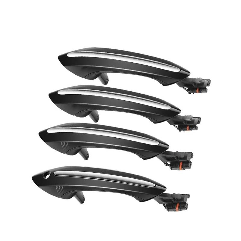 Auto Linkslenker Außentürgriff Für 5 6 7 Serie F07 F10 F11 F06 F12 F13 F01 F02 51217231931 51217231934 4X Schwarz Außentürgriffsatz Exterieur Auto Türgriff(Schwarz) von Barhbt