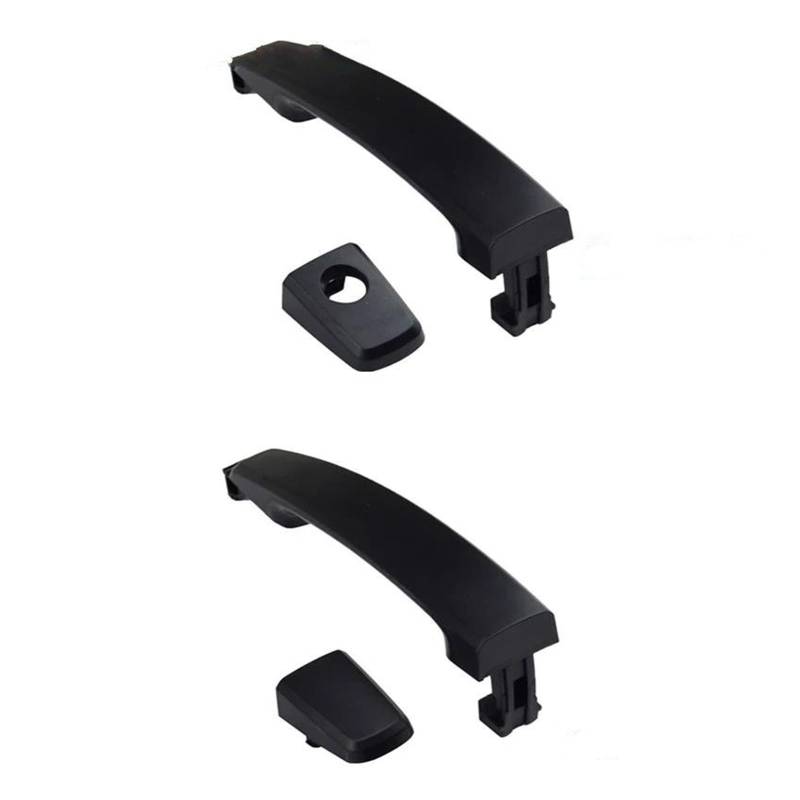 Auto Linkslenker Außentürgriff Für Chevrolet Epica Außen Linken Türgriff Vorne Hinten Links Rechts Auto Zubehör 2007-2018 Teile Exterieur Auto Türgriff(Front Left(Black)) von Barhbt