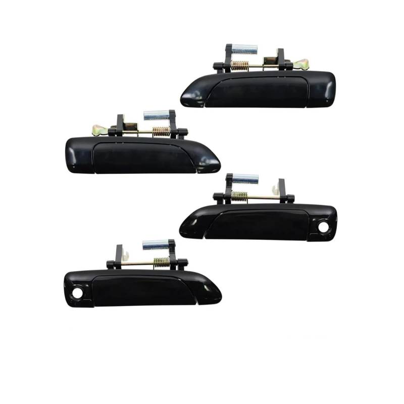 Auto Linkslenker Außentürgriff Für Civic 2001-2005 4 Teile/los Vorne Hinten Links & Rechts Außen Außerhalb Türgriffe Schwarz Set 72180S5A013 72180S5DA02 Exterieur Auto Türgriff von Barhbt