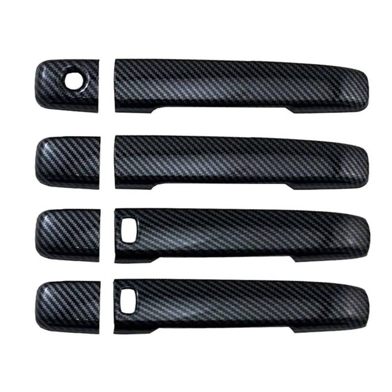 Auto Linkslenker Außentürgriff Für Infiniti Für G25 Für G35 Für G37 Türgriff Schüssel Abdeckung ABS Kunststoff Carbon Faser Helle Schwarz Überzug Exterieur Auto Türgriff(Style A Smart Hole) von Barhbt