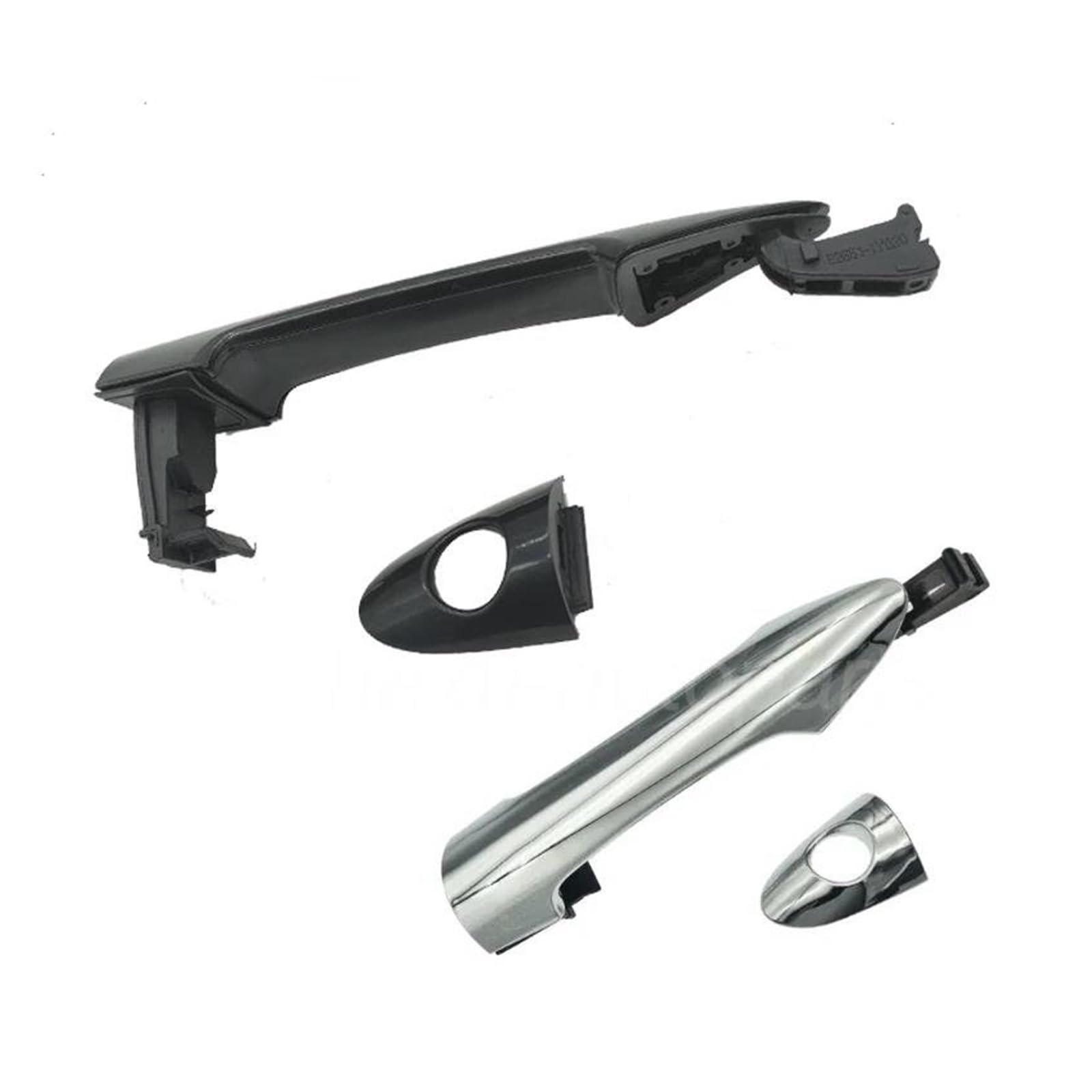 Auto Linkslenker Außentürgriff Für Kia Picanto 2011–2016. Außentürgriff Mit Schwarz Oder Chrom 82651-1Y000, 82651-1Y020, 82661-1Y000 Exterieur Auto Türgriff(Black Front Left) von Barhbt