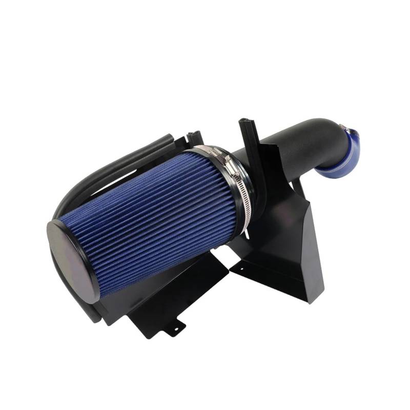 Auto Lufteinlass Aus Für Chevy V8 4.8L 5.3L 6.0L Für Silverado 1500 2500 3500 1999-2006 4 "Cold Air Intake System Mit Hitzeschild 4 Zoll Air Fitler Kit Kaltluftansaugschlauch(B Blue) von Barhbt