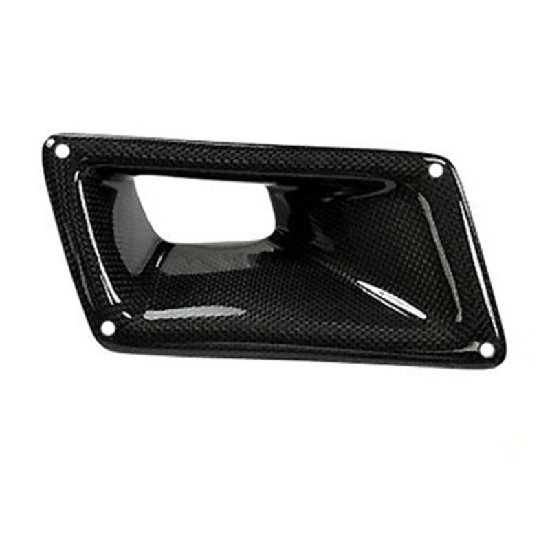 Auto Lufteinlass Aus Für Nissan 350Z Z33 2003-2008 2009 Front Motorhaube Air Vent Stoßstange Motorhaube Scoop Abdeckung Trim Carbon Fiber Auto Oberen Outlet Duct Rahmen Kaltluftansaugschlauch(1xLeft S von Barhbt