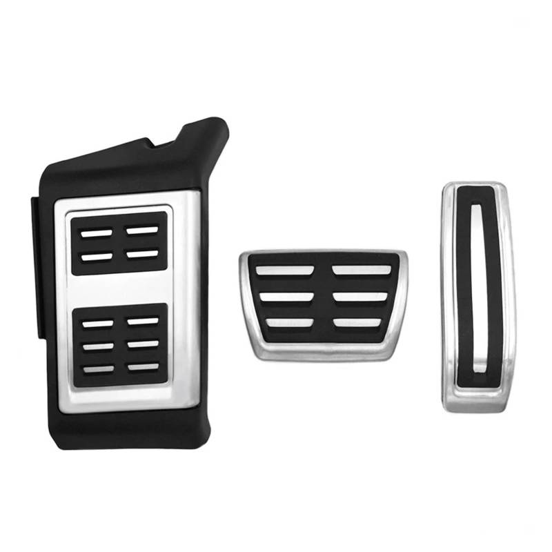 Auto Pedal Set Für Cayenne 92A 2011~2018 at MT Edelstahl Auto Fußpedal Gas Beschleuniger Bremse rutschfeste Restfoot Pedal Abdeckung Pads Fußpedal Bremspedal(3 pcs) von Barhbt