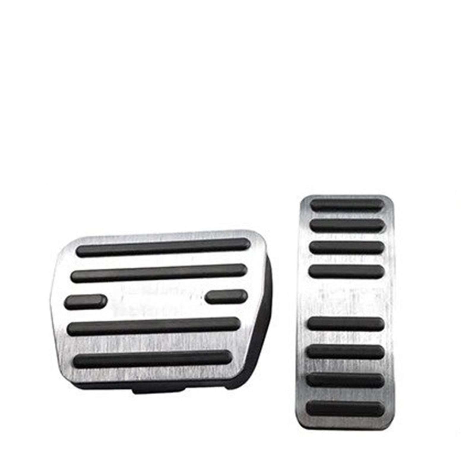 Auto Pedal Set Für Chery Tiggo 7 Pro Plus 2016-2021 2022 2023 Aluminium Auto Kraftstoff Beschleuniger Bremse Kupplung Pedal Abdeckung Non Slip Pads Fall Zubehör Fußpedal Bremspedal(at Silver) von Barhbt