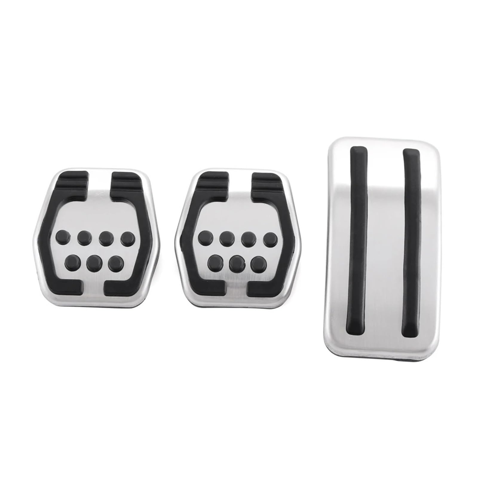 Auto Pedal Set Für Ford Für Focus 3 MK3 III 2011~2018 Auto Fußpedale Gas Beschleuniger Bremse Edelstahl Kein Bohren Pedal Abdeckung Pad Zubehör Fußpedal Bremspedal(3 pcsA) von Barhbt