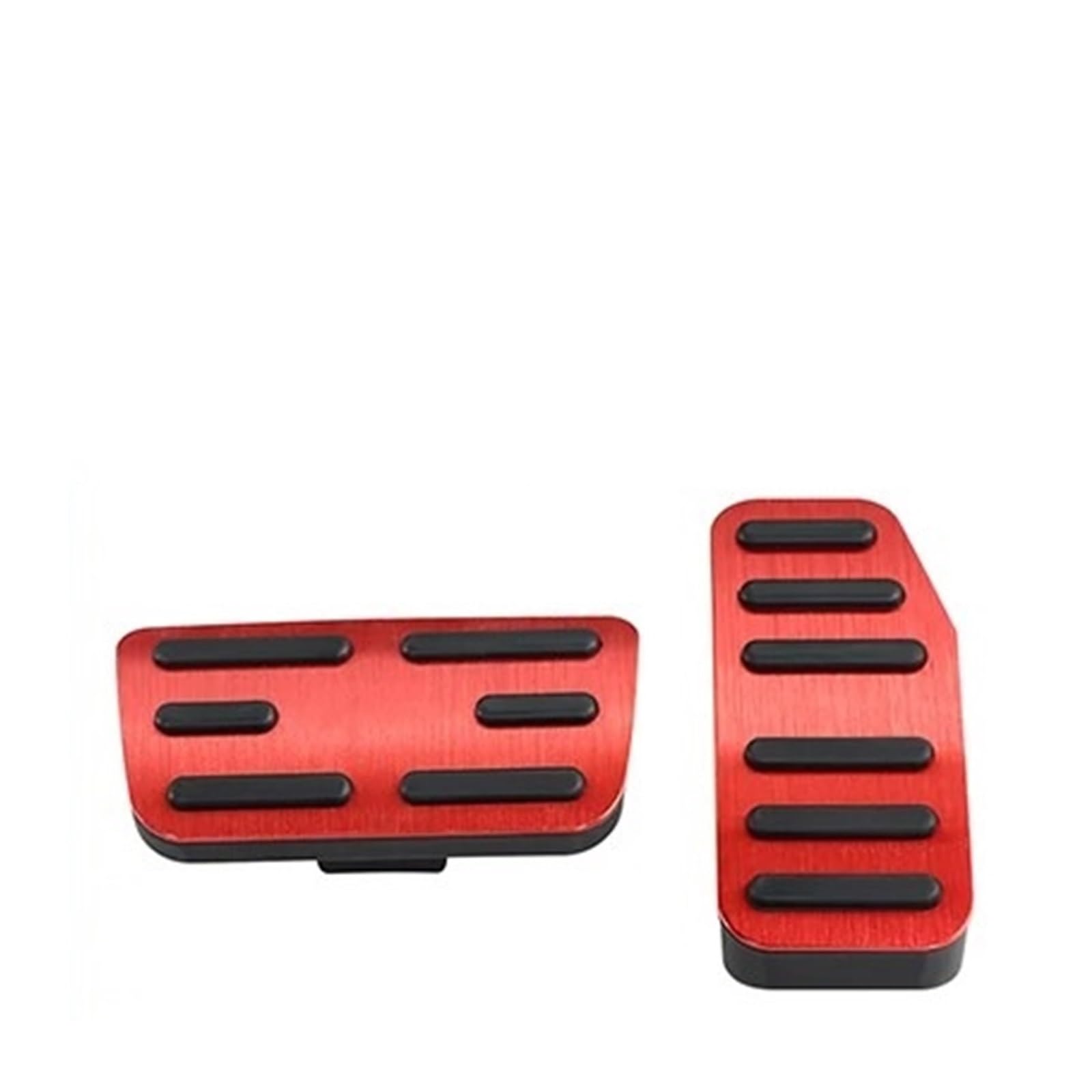 Auto Pedal Set Für HRV HR-V 2014 2015 2016 2017 2018 2019 2020 Aluminium Auto Kraftstoff Beschleuniger Bremspedale Abdeckung Anti-Slip Pad Zubehör Fußpedal Bremspedal(Red) von Barhbt