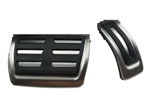 Auto Pedal Set Für Macan 2014 2015 2016 2017 Auto Geändert Zubehör Accelerator Bremse Fußstütze Refit Pedal Pad Dekorieren Metall Platte Fußpedal Bremspedal(Gas Brake) von Barhbt