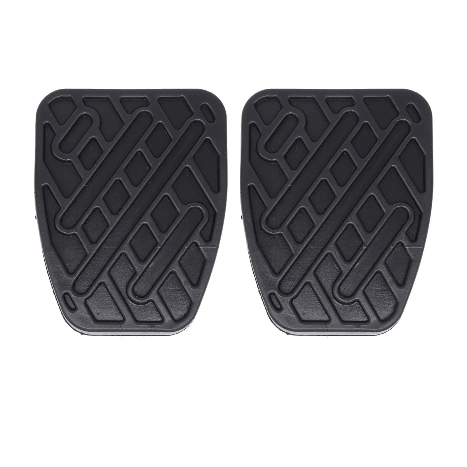 Auto Pedal Set Für Nissan Für X-Trail II T31 2007 2008 2009 2010 2011 2012 2013 2,0 46531JD00A Auto Schwarz Gummi Bremse Kupplung Fuß Pedal Pad Abdeckungen Fußpedal Bremspedal(2Pc) von Barhbt