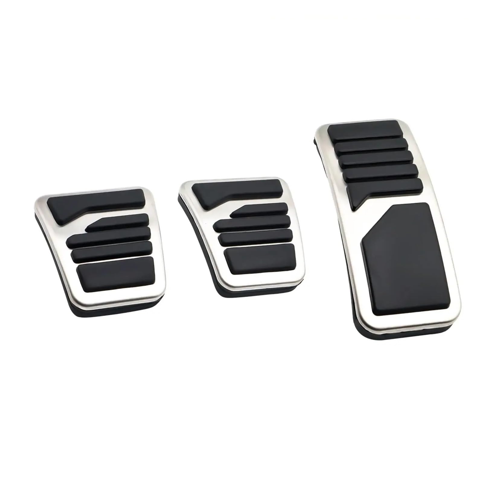 Auto Pedal Set Für Peugeot 4008 2012 2013 2014 2015 2016 2017 MT at Auto Gas Kupplung Bremspedal Abdeckung Kit Gummi Edelstahl rutschfeste Pad Fußpedal Bremspedal(MT) von Barhbt