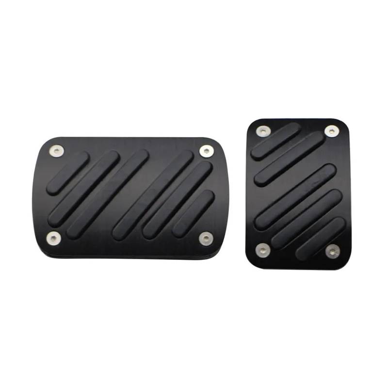 Auto Pedal Set Für Peugeot 5008 P87 2017~2022 Auto Fußpedale Gasbremse Edelstahl rutschfest Kein Bohren Pedalabdeckung Teile Autozubehör Fußpedal Bremspedal(2 pcs B) von Barhbt