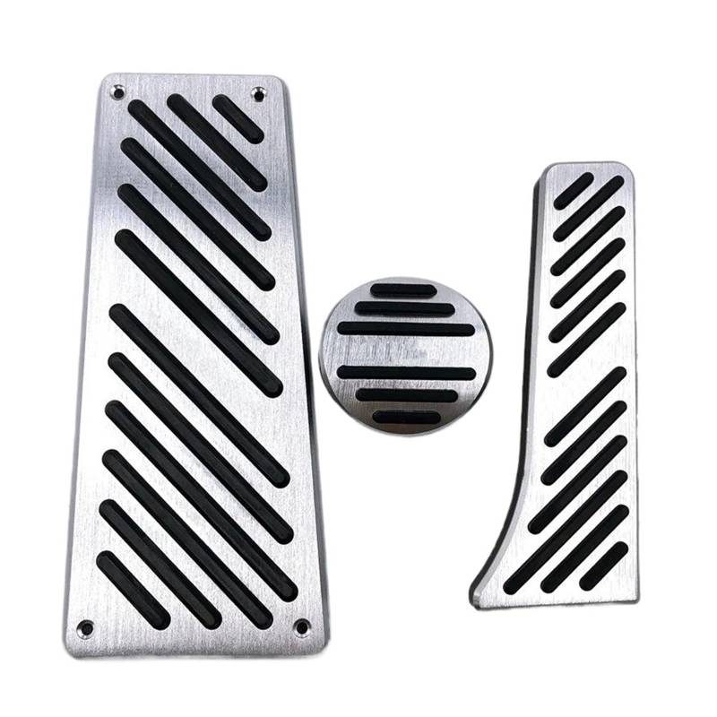 Auto Pedal Set Für Smart Für Fortwo Für Elf 2009-2013 2014 Auto Zubehör Accelerator Gas Brems Fußstütze Pedal Pad Pedale Pad Nicht Bohren Pedale Fußpedal Bremspedal(3pcs) von Barhbt