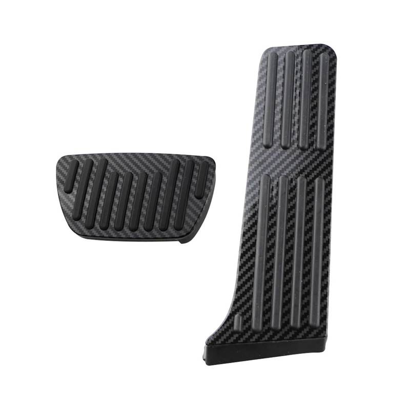 Auto Pedal Set Für Toyota Für RAV4 2019-2023 Innen Änderung Nicht-Slip Gummi Pedal Abdeckung Auto Gaspedal Fußstütze Platte Zubehör Fußpedal Bremspedal(2 pcs) von Barhbt