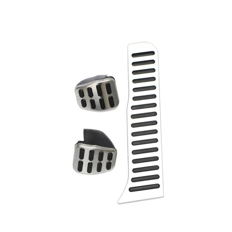 Auto Pedal Set Für VW Für Golf Für Touran 1T 5T 2003-2010 2011 2012 2013 2014 2015 Edelstahl Auto Pedale Gas Bremse Nicht-Slip Rest Fuß Pedal Fußpedal Bremspedal(3 pcsA) von Barhbt