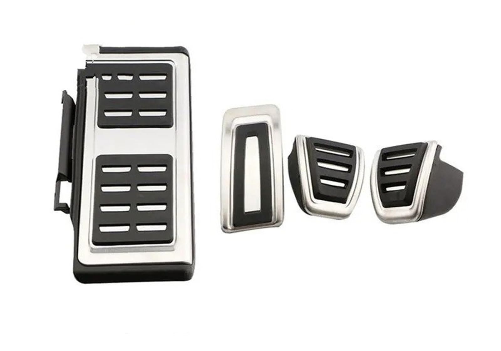 Auto Pedal Set Für VW Für Jetta 7 MK7 2018 2019 2020 2021 Auto Pedale Edelstahl at MT Gas Bremse Fußstütze Pedal Schutz Abdeckung Fußpedal Bremspedal(MT with Rest) von Barhbt