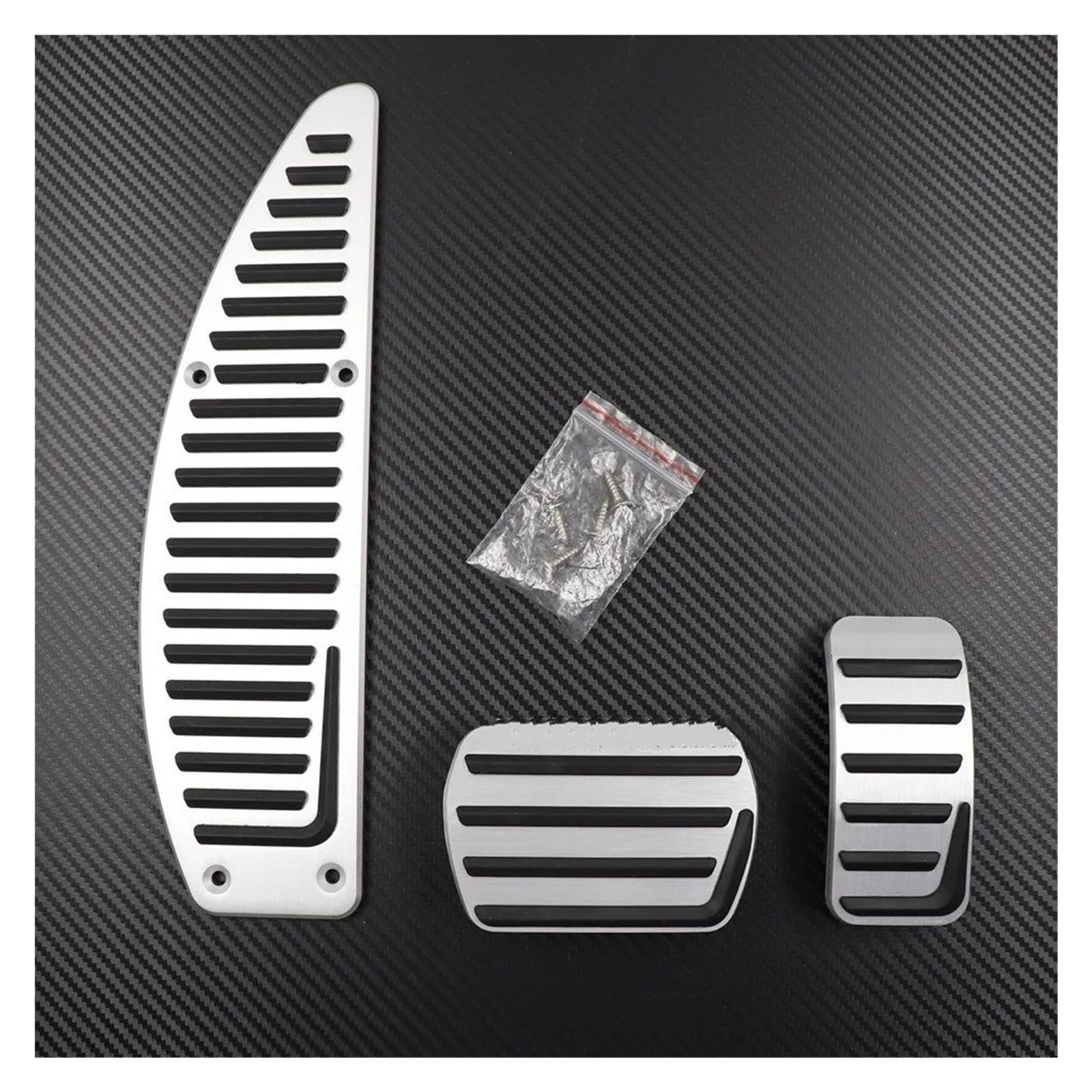 Auto Pedal Set Für Volvo Für S60 Für XC60 Für V60 2009-2017 at Auto Geändert Zubehör Gas Beschleuniger Fußstütze Modifizierte Pedal Pad Refit Abdeckung Aufkleber Fußpedal Bremspedal(Whole Set) von Barhbt