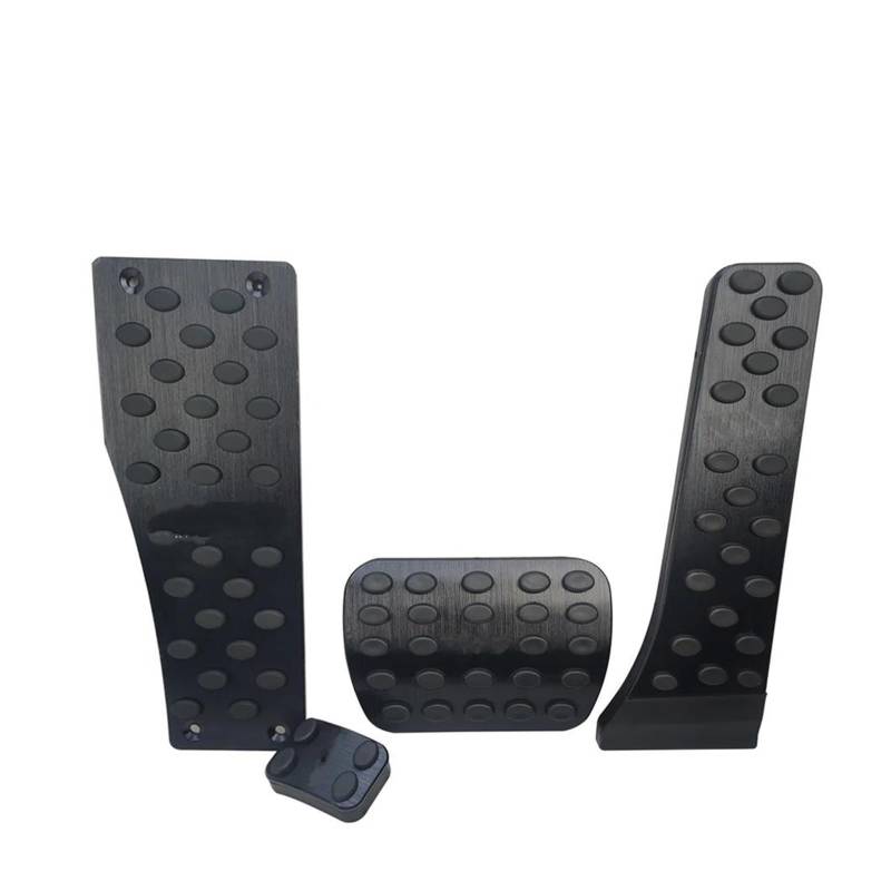 Bremse Fußplatten Für Benz Für AMG ES Für GLK W240 W211 W212 Bremspedale Auto Gaspedal Zubehör Innenteile Aluminium Position Auto Pedale(Black 4PCS) von Barhbt