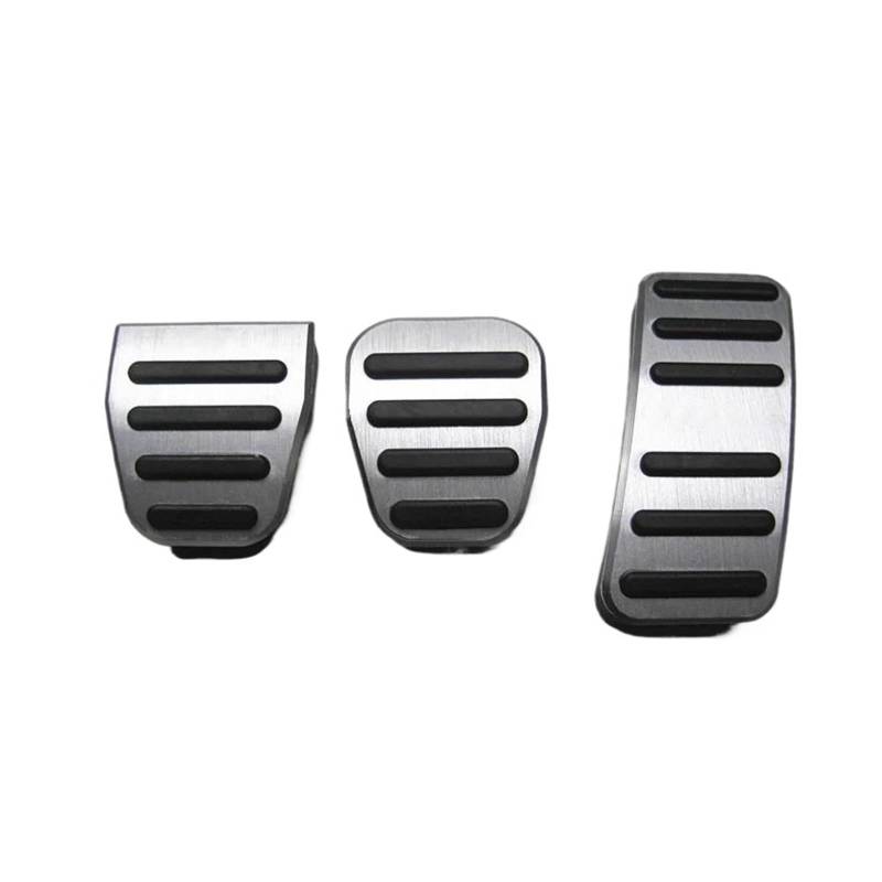 Bremse Fußplatten Für VW Für Golf 7 MK7 2013 2014 2015 2016 2017 2018 2019 Auto Gaspedal Bremspedal Abdeckung rutschfeste Pads Zubehör Auto Pedale(MT 3pcs) von Barhbt