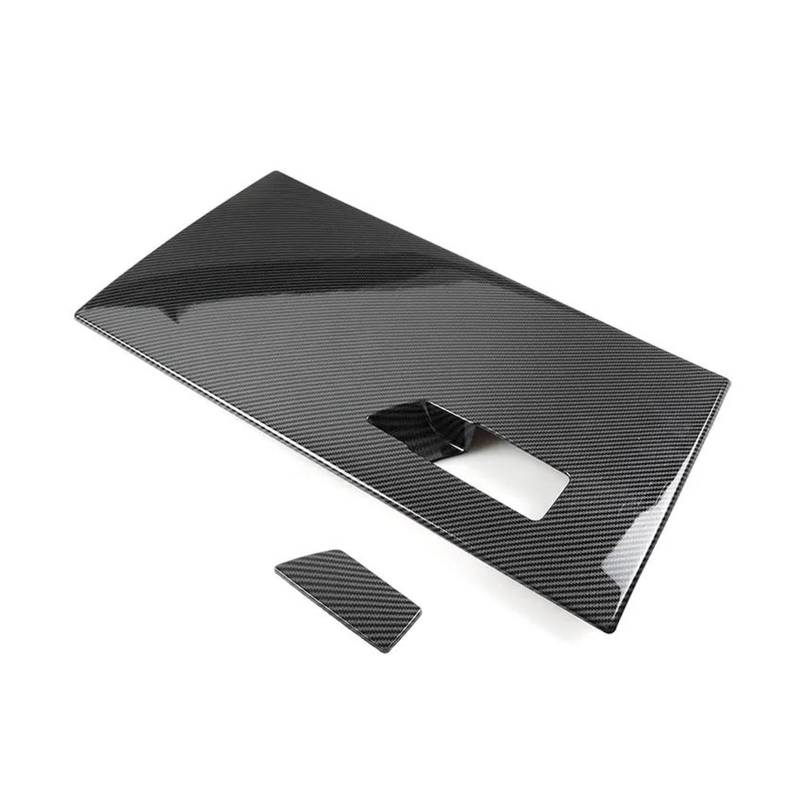 Center Console Panel Dekoration Für A3 2015-2021 LHD ABS Carbon Fiber Innenausstattung Auto Styling Mittelkonsole Co-Pilot Handschuhfach Panel Cover Trim Interieurleisten Trim von Barhbt