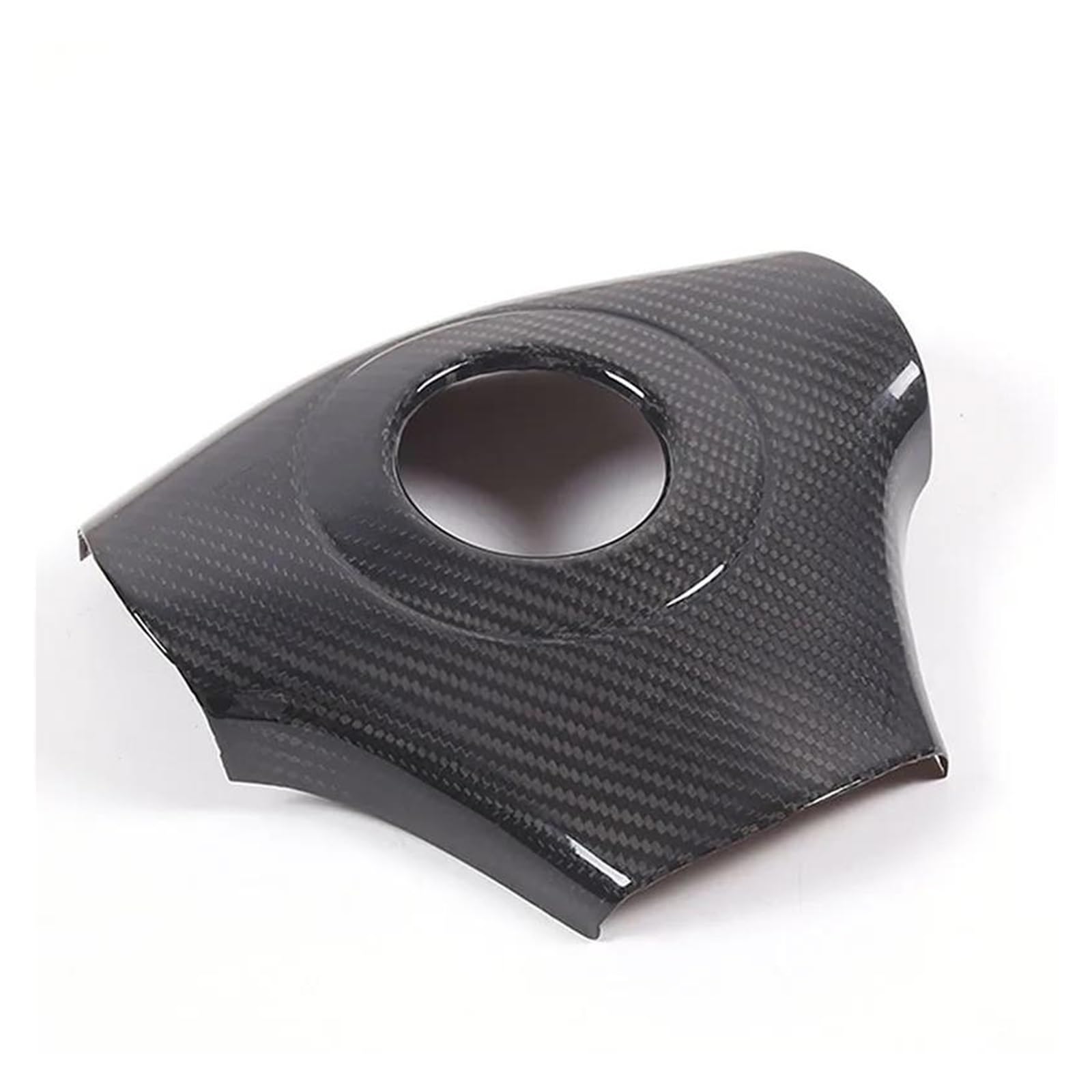 Center Console Panel Dekoration Für Chevrolet Für Corvette C6 2005-2013 Auto Lenkrad Dekorative Panel Abdeckung Aufkleber Auto Zubehör Echte Kohlefaser Interieurleisten Trim(Real Carbon Fiber) von Barhbt