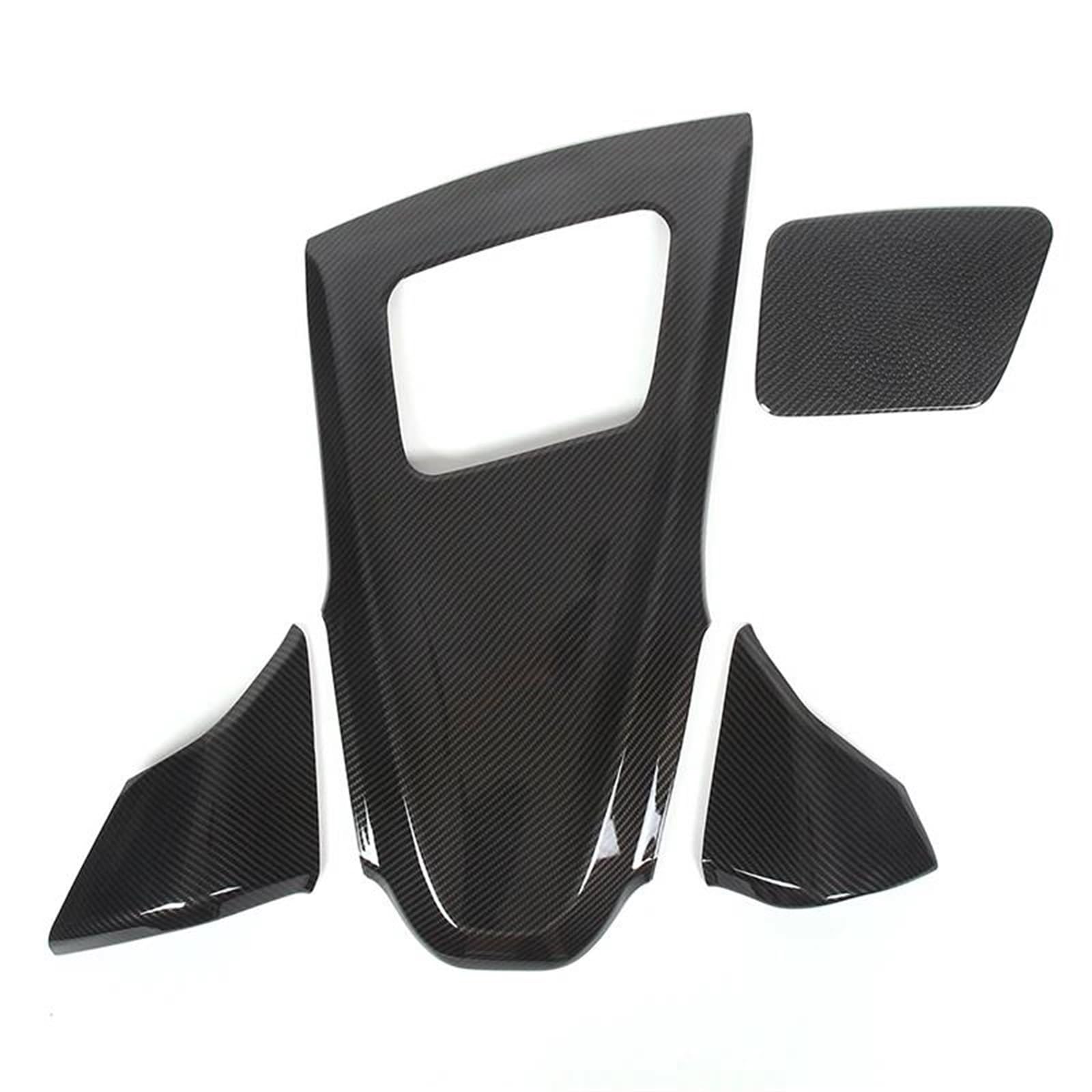 Center Console Panel Dekoration Für Chevrolet Für Corvette C8 Stingray Z51 Z06 2020-2023 ABS Auto Dashboard Panel Dekoration Abdeckung Aufkleber Auto Innen Interieurleisten Trim(Carbon Fiber) von Barhbt