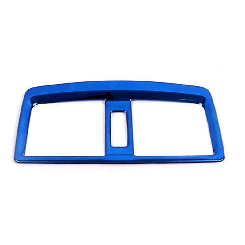 Center Console Panel Dekoration Für Koleos Für Samsung QM6 2017-2020 Mittelkonsole Armlehne Klimaanlage AC Outlet Vent Panel Abdeckung Trim Aufkleber Interieurleisten Trim(Blau) von Barhbt