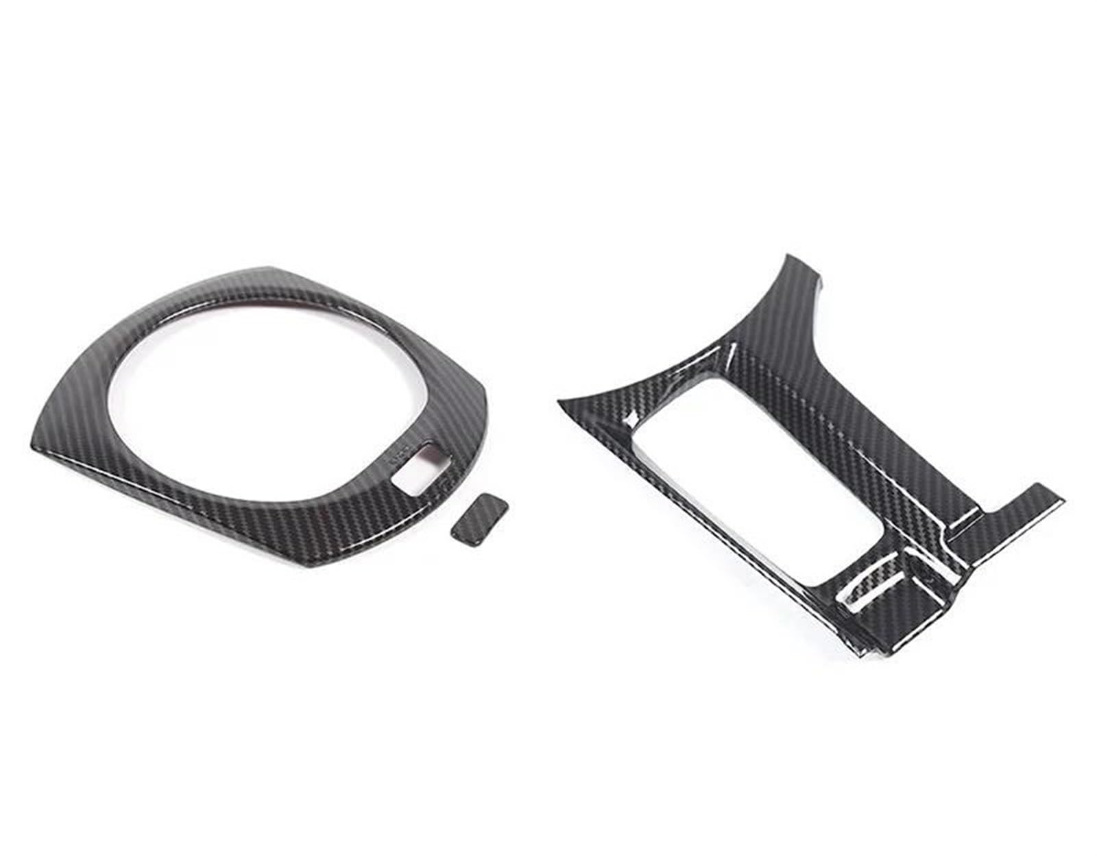 Center Console Panel Dekoration Für Mazda Für MX-5 Für MX5 2016-2023 ABS Kohlefaser/Rot/Mattschwarz Autokonsole Getriebe Dekorative Platte Autoinnenausstattung Interieurleisten Trim(Style C Carbon fib von Barhbt