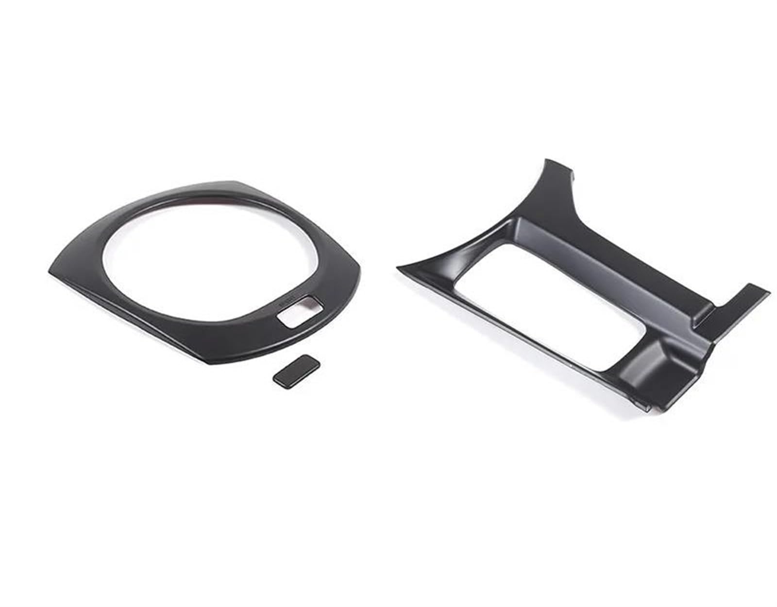 Center Console Panel Dekoration Für Mazda Für MX-5 Für MX5 2016-2023 ABS Kohlefaser/Rot/Mattschwarz Autokonsole Getriebe Dekorative Platte Autoinnenausstattung Interieurleisten Trim(Style C Matte blac von Barhbt