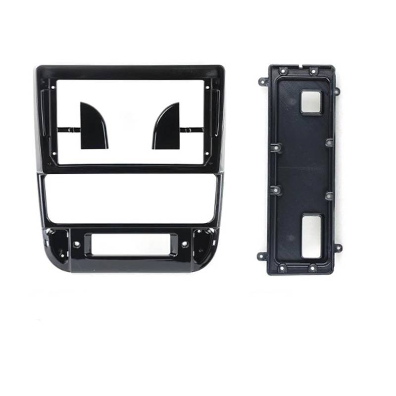 Center Console Panel Dekoration Für PEUGEOT 406 1999-2004 Installieren Facia Konsole Lünette Adapter Platte Trim Abdeckung 9 Zoll Audio Rahmen Radio Fascia Panel Ist Interieurleisten Trim(Black frame) von Barhbt