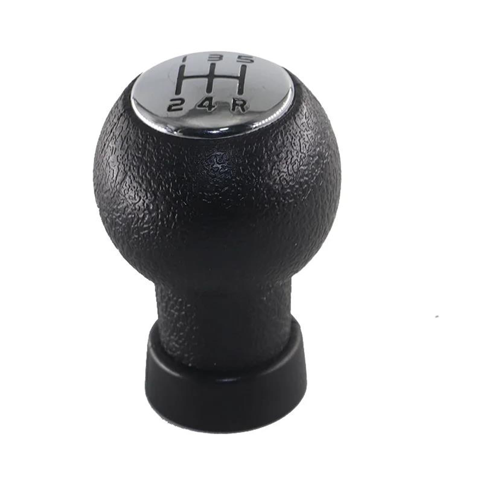 Gang Schaltkopf Für FIAT Für SEDICI 2006-2014 Schaltknauf Hebel Ändern Getriebe Shifter Kunststoff Manuelle Selector Übertragung Griff Schaltknauf Abdeckung(Chrome Black) von Barhbt